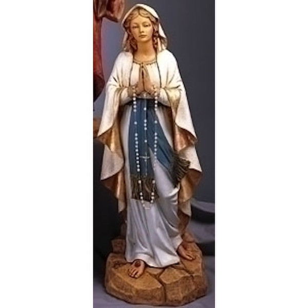 Our Lady of the Lourdes Statue 40" High